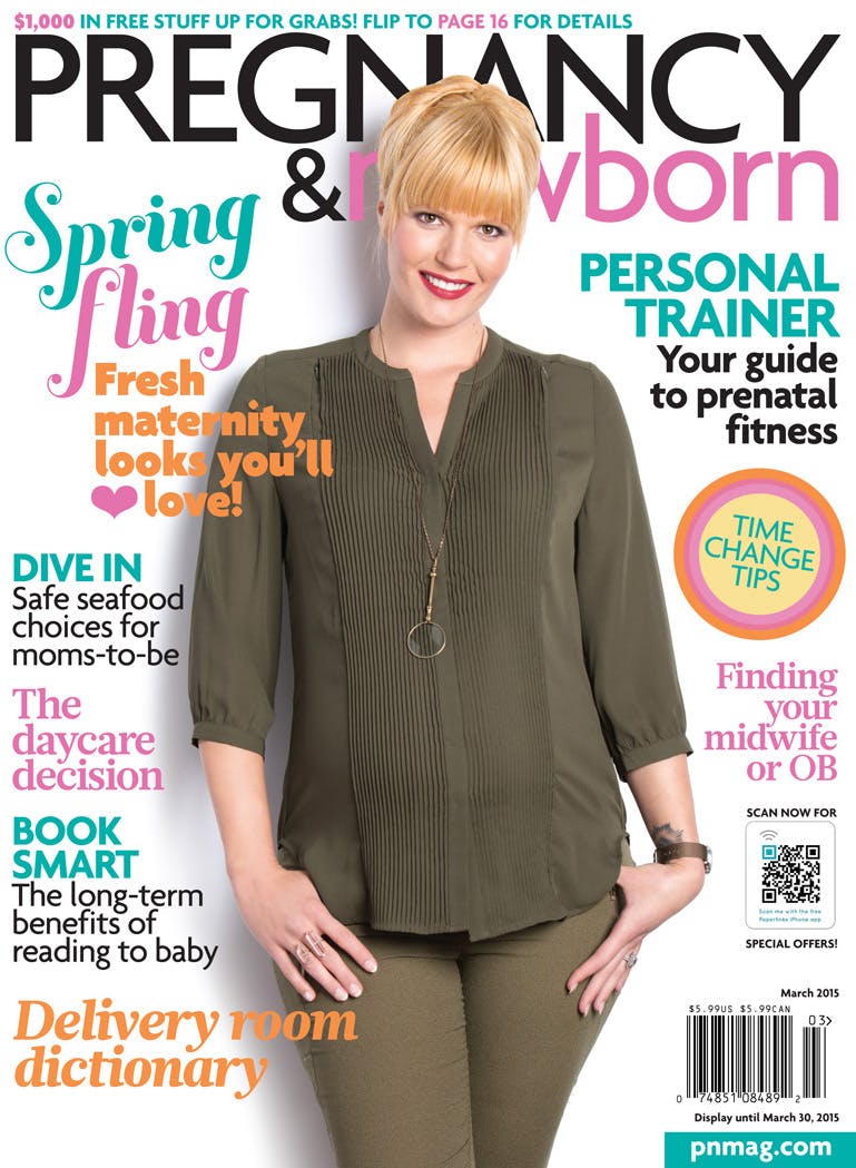Pregnancy and Newborn Magazine featuring the PMD Personal Microderm