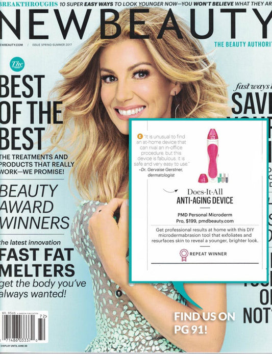 New Beauty Magazine featuring the PMD Personal Microderm Pro