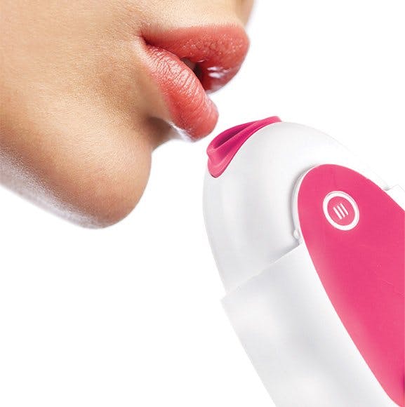 Woman using PMD Kiss System