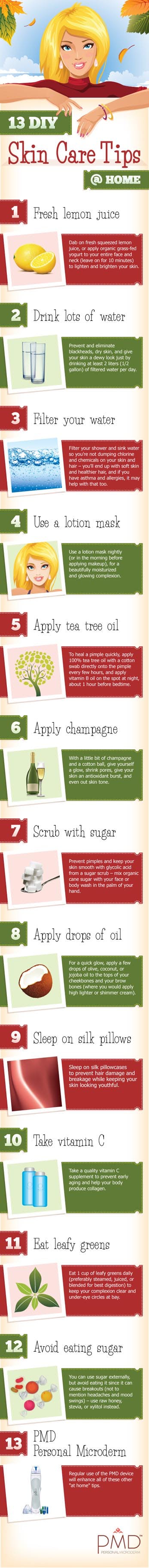 13 DIY Skin Care Tips