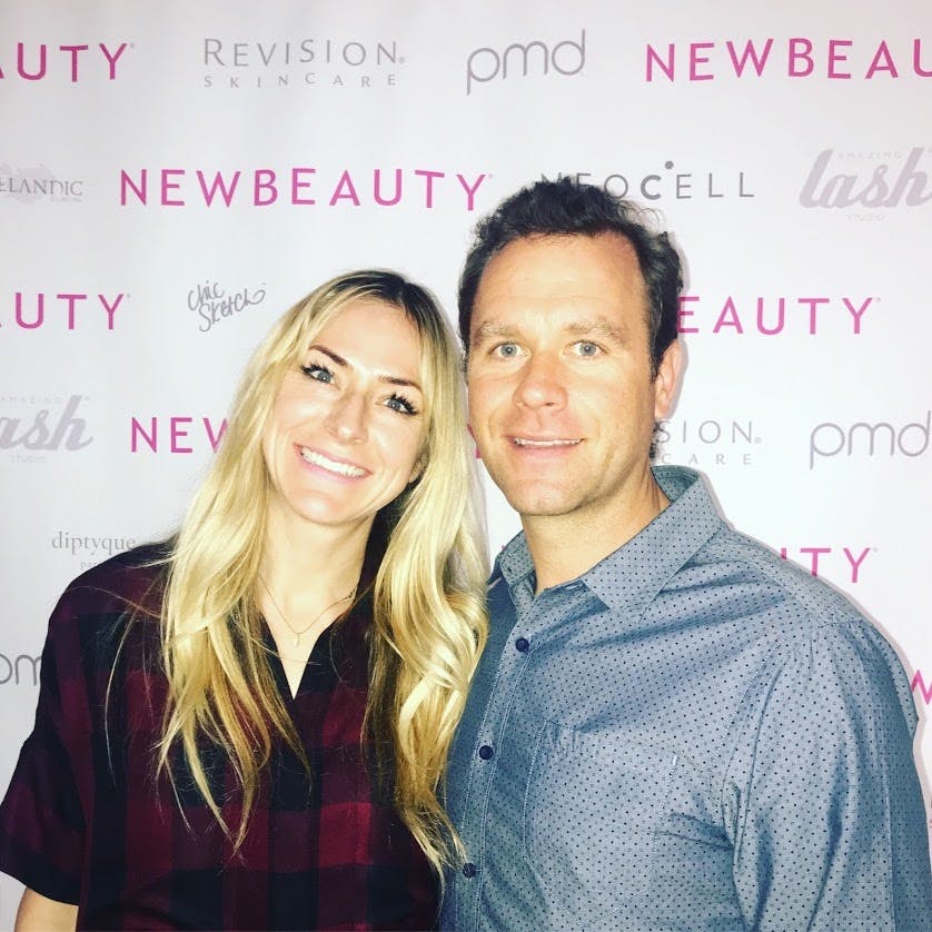 Jessica and Sam Alexander at NewBeauty's event