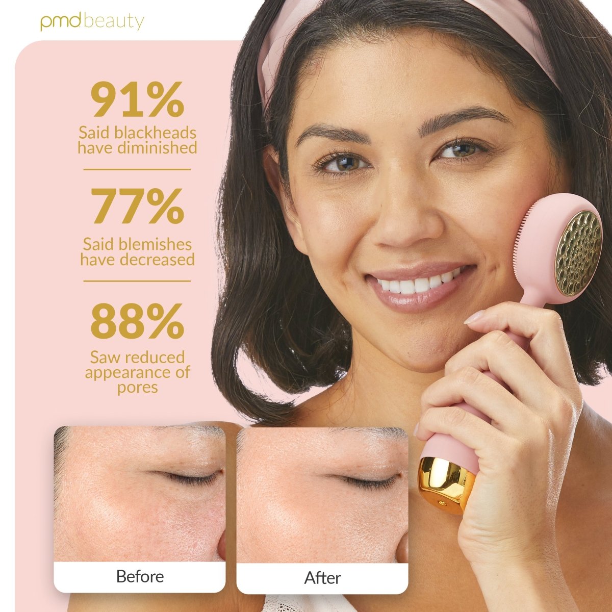 PMD clean pro 洗顔ブラシ 24K金メッキ 24K Gold Skin Care - PMD Clean Pro Gold | PMD Beauty