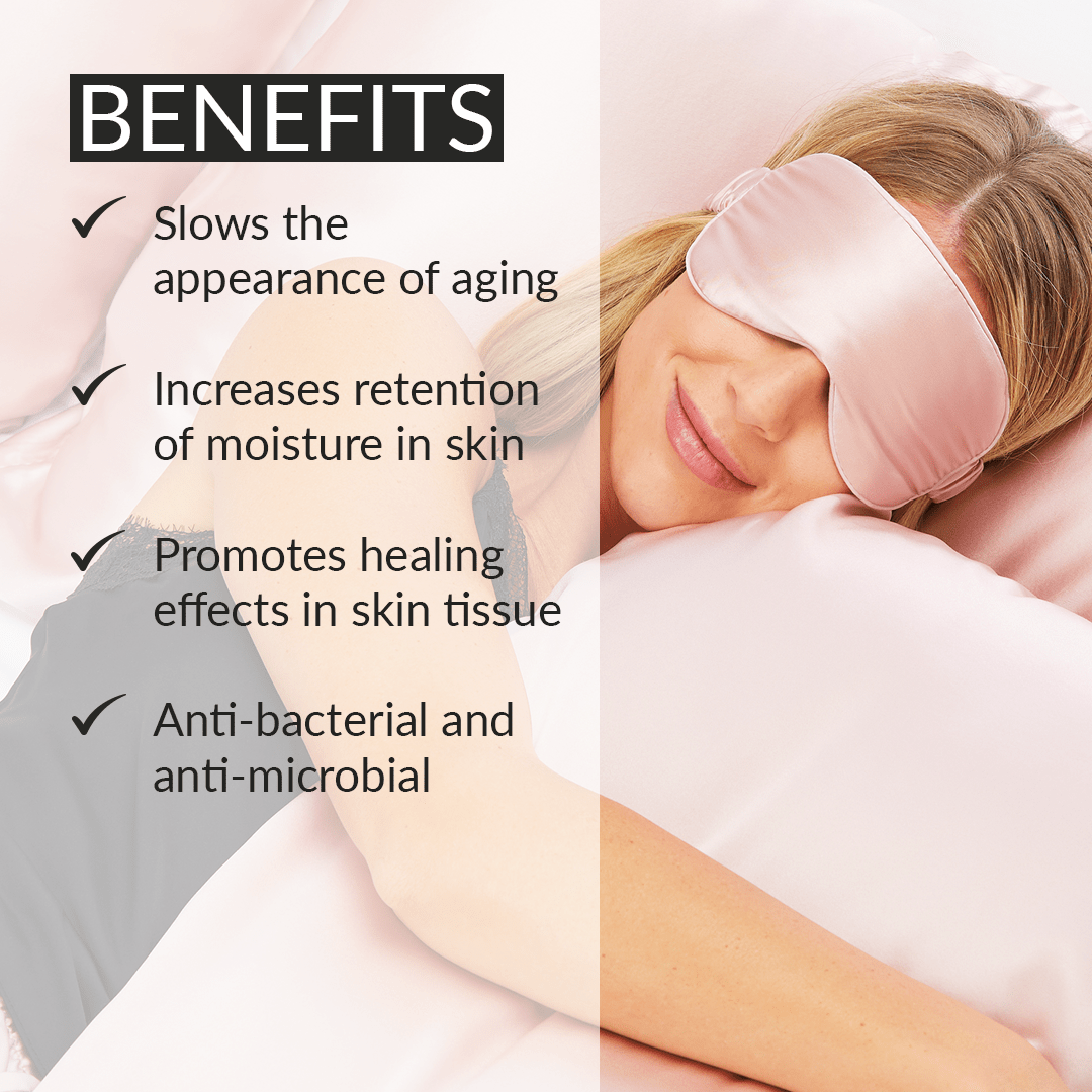 5008-SMBLACK?Benefits of Silversilk sleep mask