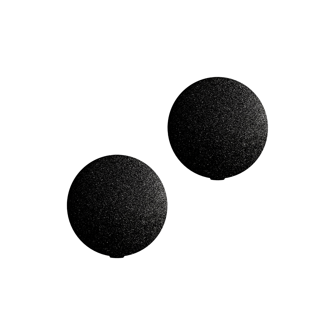 AT-4003-EBlack?2 polish Aluminum Oxide Exfoliator Replacements in black